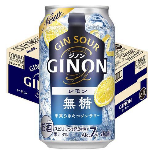 JAN 4904230073543 アサヒ GINON レモン 缶 350X24 アサヒビール株式会社 ビール・洋酒 画像