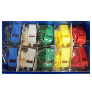 JAN 4904342002103 プラスチック製 カラー呼子笛  り ナカトシ産業株式会社 日用品雑貨・文房具・手芸 画像