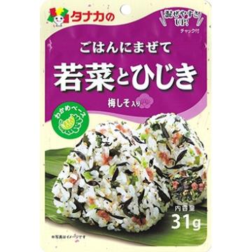 JAN 4904561012488 田中食品 ごはんにまぜて 若菜とひじき 31g 田中食品株式会社 食品 画像