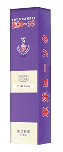 JAN 4904572118247 東洋ローソク 大20号 6本 450g ニホンローソク株式会社 キッチン用品・食器・調理器具 画像