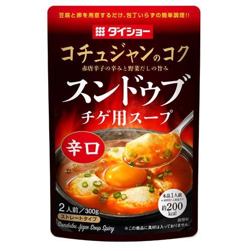 JAN 4904621044930 ダイショー スンドゥブチゲ用スープ 辛口 300g 株式会社ダイショー 食品 画像