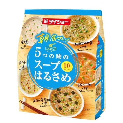 JAN 4904621071059 ダイショー 朝に食べたい 5つの味のスープはるさめ(10食入) 株式会社ダイショー 食品 画像