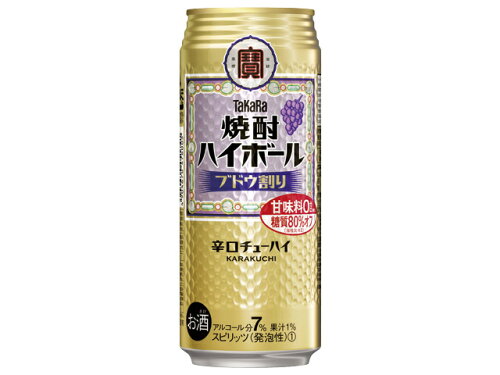 JAN 4904670476003 宝酒造 タカラ「焼酎ハイボール」ブドウ割り５００ＭＬ 宝酒造株式会社 ビール・洋酒 画像