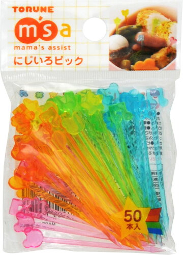 JAN 4904705160198 にじいろピック(50本入) 株式会社トルネ キッチン用品・食器・調理器具 画像