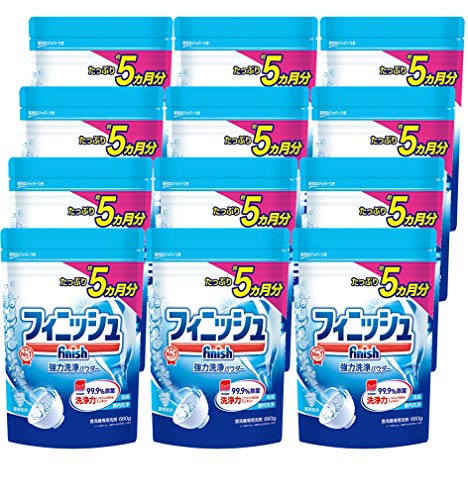 JAN 4904740615912 レキットベンキーザー 食洗機 洗剤 フィニッシュ パウダー 詰め替え 660g×12 約1752回分 中央物産株式会社 日用品雑貨・文房具・手芸 画像