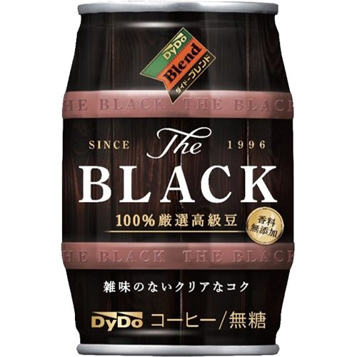 JAN 4904910939381 ダイドーブレンド THE BLACK(185g*24本入) ダイドードリンコ株式会社 水・ソフトドリンク 画像