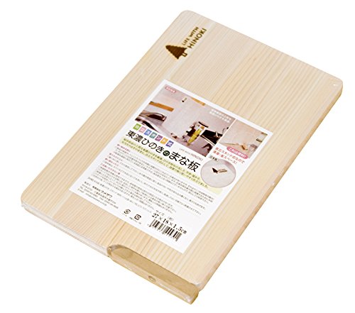 JAN 4905033444301 ウメザワ 木製まな板 東濃ひのき 自立スタンド式 27×18×厚さ1.5cm 日本製 444301 有限会社ウメザワ キッチン用品・食器・調理器具 画像