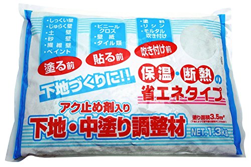 JAN 4905488135120 家庭化学工業 アク止め剤入り下地中塗り調整材 1.3kg 家庭化学工業株式会社 花・ガーデン・DIY 画像