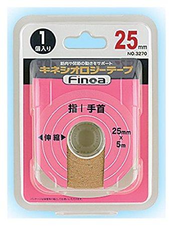 JAN 4905756032700 Finoa フィノア B.P.FINOAキネシオロジテープ_25MM 3270 株式会社ムトーエンタープライズ スポーツ・アウトドア 画像