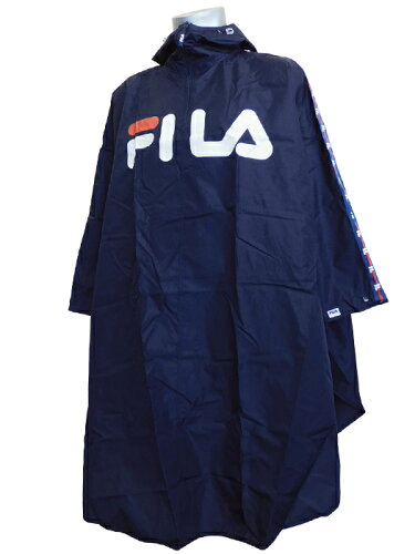 JAN 4905772564414 FILA レインポンチョ ネイビー 06003124-78 株式会社丸十コーポレーション スポーツ・アウトドア 画像