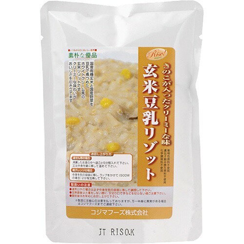 JAN 4905903000163 コジマフーズ 玄米豆乳リゾット(180g) コジマフーズ株式会社 食品 画像