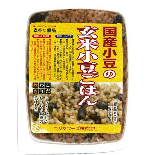 JAN 4905903000385 コジマフーズ 国産小豆の玄米小豆ごはん(160g) コジマフーズ株式会社 食品 画像