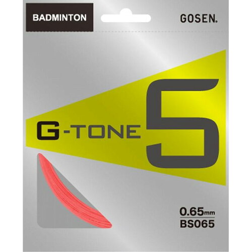 JAN 4906365111374 GOS-BS065SP ゴーセン バドミントン用ガット ジー・トーン5 サーモンピンク・0.65mm×10m GOSEN G-TONE 5 株式会社ゴーセン スポーツ・アウトドア 画像