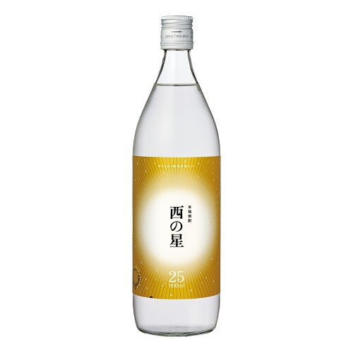 JAN 4906666100831 西の星 乙類 25° 麦 900ml 三和酒類株式会社 日本酒・焼酎 画像