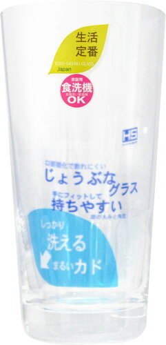 JAN 4906678142256 生活定番 ロングタンブラー 食洗機対応 日本製 約420ml B-10201HS-JAN-P(1個入) 東洋佐々木ガラス株式会社 キッチン用品・食器・調理器具 画像