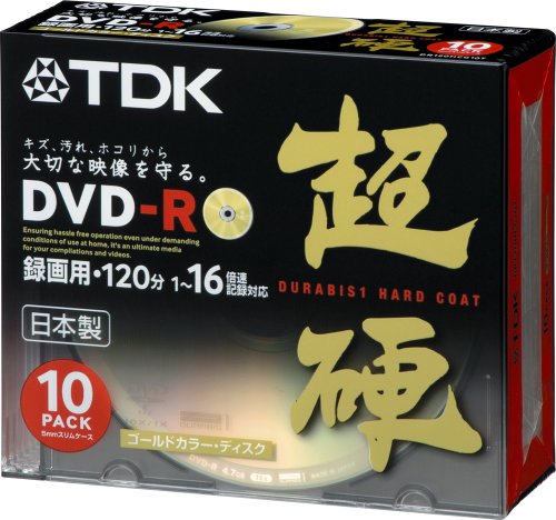 JAN 4906933421430 TDK DVD-R DR120HCG10T 家電 画像