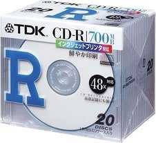 JAN 4906933520553 TDK CD-Rデータ用 CD-R80TW 20S TV・オーディオ・カメラ 画像