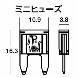 JAN 4907894113846 STANLEY スタンレー電気 ミニブレードヒューズ 10A SAF7100 スタンレー電気株式会社 車用品・バイク用品 画像