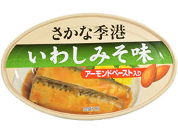 JAN 4907982011191 信田缶詰 いわし味噌味 アーモンドペースト入り 100g 信田缶詰株式会社 食品 画像