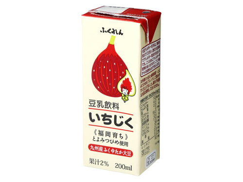 JAN 4908809165219 ふくれん 豆乳飲料 いちじく 200ml 株式会社ふくれん 水・ソフトドリンク 画像