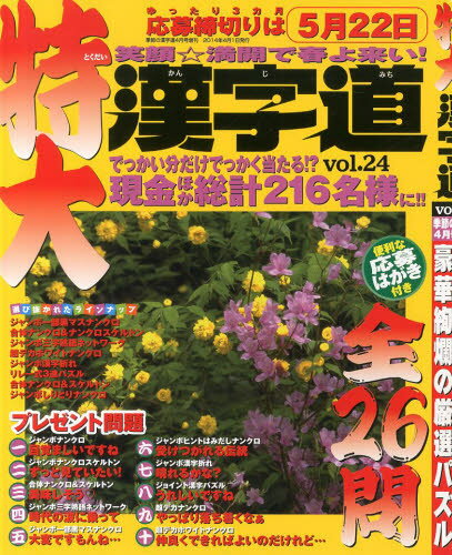 JAN 4910029000447 特大漢字道 Vol.24 2014年 04月号 [雑誌]/インフォレスト 本・雑誌・コミック 画像