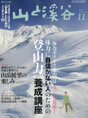 JAN 4910088111160 山と渓谷 2016年 11月号 雑誌 /山と溪谷社 本・雑誌・コミック 画像