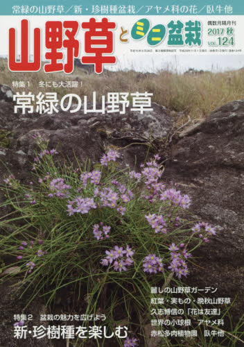 JAN 4910140571178 山野草とミニ盆栽 2017年 11月号 雑誌 /近代出版 花・ガーデン・DIY 画像