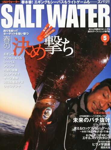 JAN 4910158010539 SALT WATER (ソルトウォーター) 2013年 05月号 雑誌 /地球丸 本・雑誌・コミック 画像