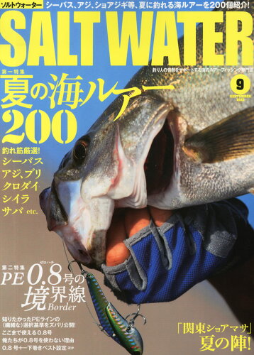 JAN 4910158010935 SALT WATER (ソルトウォーター) 2013年 09月号 雑誌 /地球丸 本・雑誌・コミック 画像