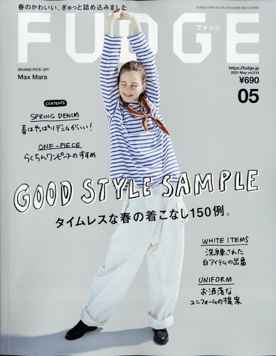 JAN 4910178330518 FUDGE (ファッジ) 2021年 05月号 雑誌 /三栄 本・雑誌・コミック 画像