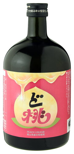 JAN 4930127106681 宮下酒造 PEACH LIQUEUR ど桃 720ml 宮下酒造株式会社 ビール・洋酒 画像