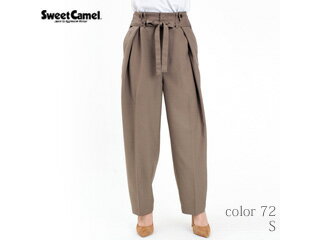 JAN 4930403511352 Sweet Camel/スイートキャメル AZURITE ダッドタックパンツ Agate SC2110 タカヤ商事株式会社 レディースファッション 画像