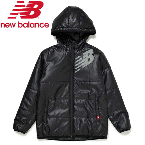 JAN 4930541260761 19FW New Balance ニューバランス パデッド JKフーディー JJJP9362-BK ジュニア 株式会社ニューバランスジャパン キッズ・ベビー・マタニティ 画像