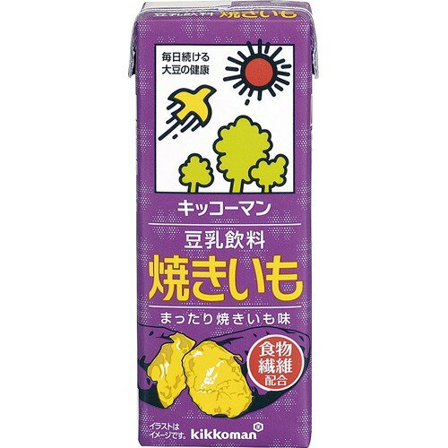 JAN 4930726100646 キッコーマン 豆乳飲料 焼きいも(200ml*18本入) キッコーマンソイフーズ株式会社 水・ソフトドリンク 画像