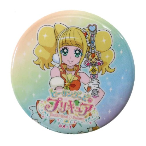 JAN 4930972498061 ヒーリングっどプリキュア 缶バッジ 56mm ビッグ カンバッジ キュアスパークル ケイカンパニー 株式会社ケイカンパニー ホビー 画像