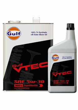 JAN 4932492120149 Gulf ガルフ VTEC 20L 5W30 ゴトコ・ジャパン株式会社 車用品・バイク用品 画像