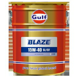 JAN 4932492122440 Gulf ガルフ BLAZE 15W40 20L SL/CF ゴトコ・ジャパン株式会社 車用品・バイク用品 画像