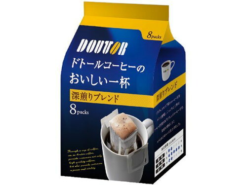 JAN 4932707049616 ドトールコーヒー ドリップパック コクと深みの香ばしブレンド 8P 7gX8P 株式会社ドトールコーヒー 水・ソフトドリンク 画像