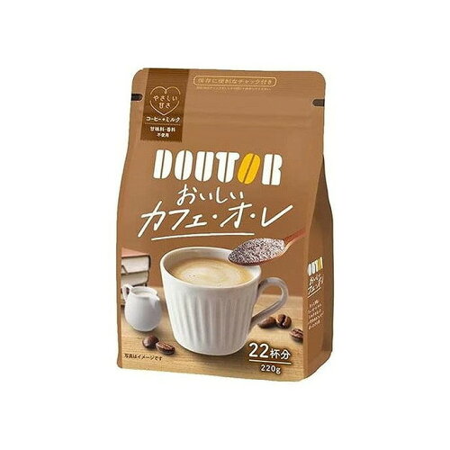 JAN 4932707215448 ドトールコーヒー おいしいカフェ・オ・レ 220g 株式会社ドトールコーヒー 水・ソフトドリンク 画像