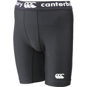 JAN 4934690214750 CANTERBURY キッズ インナーウェア ベースレイヤーショーツ ロングタイプ JR.BASELAYER SHORTS LONG ブラック RGJ25050 19 株式会社ゴールドウイン キッズ・ベビー・マタニティ 画像