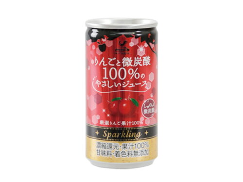 JAN 4936790512705 富永貿易 神戸居留地りんごと微炭酸１００％　１８５ｍｌ 富永貿易株式会社 水・ソフトドリンク 画像