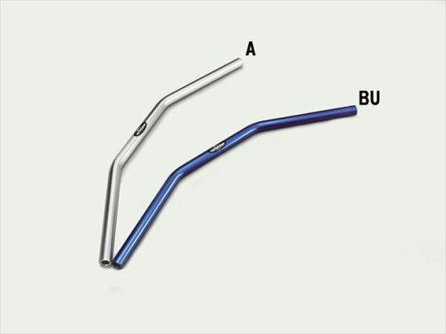 JAN 4936887205015 ハリケーン HB0207BU フラット1型 ハンドル ブルーアルマイト ジュラルミン引抜き材使用_外径φ22.2mm 内径φ14mm 大阪単車用品工業株式会社 車用品・バイク用品 画像
