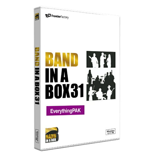 JAN 4937246053629 FrontierFactory BAND-IN-A-BOX 31 FOR WINDOWS E 株式会社ピアズ パソコン・周辺機器 画像