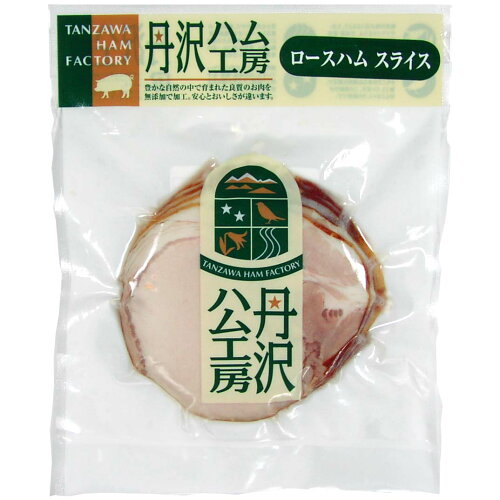 JAN 4938715310014 中津 ロースハムスライス 100g 株式会社丹沢農場 食品 画像