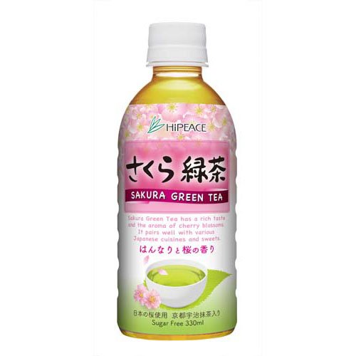 JAN 4940031603473 さくら緑茶 Hot＆Cold(330ml×24本) 株式会社ハイピース 水・ソフトドリンク 画像