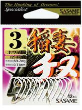 JAN 4941430037630 ささめ針 稲妻チヌ ホワイト （IZ-17） サイズ：3号 株式会社ささめ針 スポーツ・アウトドア 画像