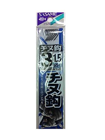 JAN 4941430075861 ササメ針 AA302 チヌ 黒 糸付 3-1.5 株式会社ささめ針 スポーツ・アウトドア 画像