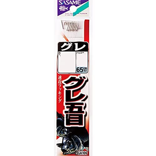 JAN 4941430089233 ささめ針 SASAME Sasame GA106 グレ 白 糸付 3号-3 株式会社ささめ針 スポーツ・アウトドア 画像