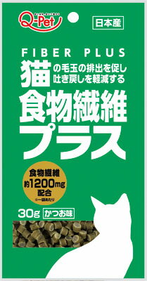 JAN 4941605018907 Q-Pet 食物繊維プラス かつお味(30g) 九州ペットフード株式会社 ペット・ペットグッズ 画像