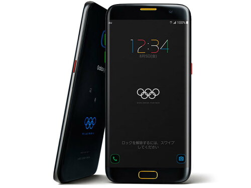 JAN 4941787058548 SAMSUNG Galaxy S7 edge SCV33 Olympic edition KDDI株式会社 スマートフォン・タブレット 画像